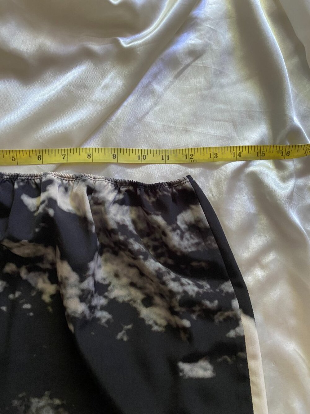 Rare A Détacher Mt. Vesuvius Newspaper Print Midi Skirt Avant Garde Size 4 - Picture 3 of 7